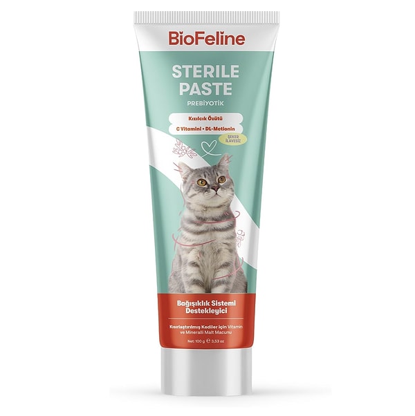 Biofeline Kısır Kediler İçin Multivitaminli Malt