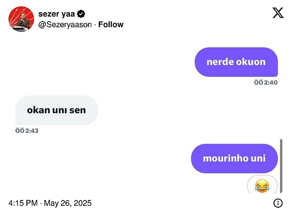 1. Kimya tutmadı 😂