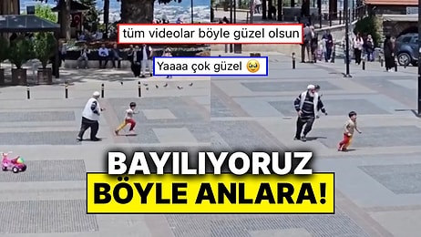 Torunuyla Kovalamaca Oynayan Dedenin Enerjisiyle Günümüz Güzelleşti!