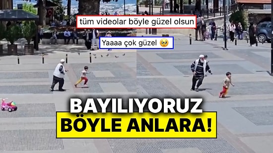 Torunuyla Kovalamaca Oynayan Dedenin Enerjisiyle Günümüz Güzelleşti!