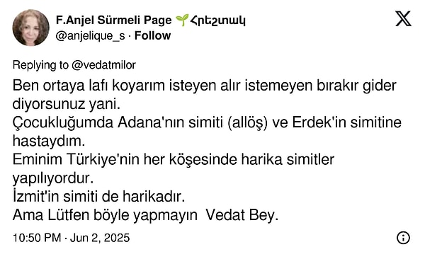 Abartılı bulan oldu. Görseli