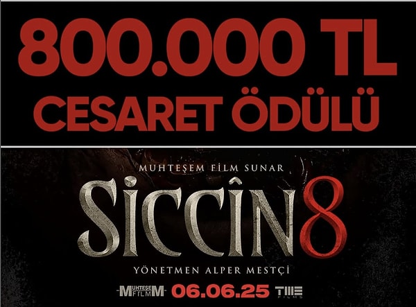 Türk sinemasının en korkutucu serilerinden Siccin'in sekizinci filmi için geri sayım başladı.