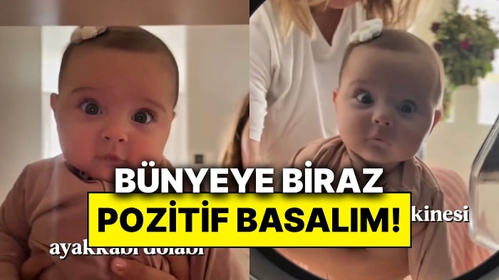 İçimiz Isındı: Dünyalar Tatlısı Kızına Evde Görmediği Yerleri Gösteren Anne O Anları Kaydetti