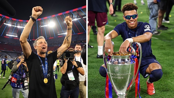 Şampiyonlar Ligi'nin 2024-2025 sezonunda kupa PSG'nin olmuştu Görseli