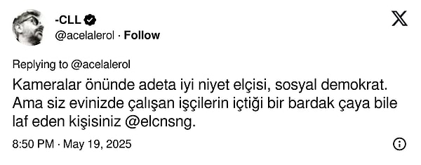 Elçin Sangu'nun evinin mimarlık görevini üstlenen Abdullah Celal Erol alacaklarını tahsis edememesinin ardından şoke eden iddialarda bulundu.
