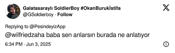Galatasaray taraftarının Osimhen'e yaptığı yorumlardan birkaçı şöyle;