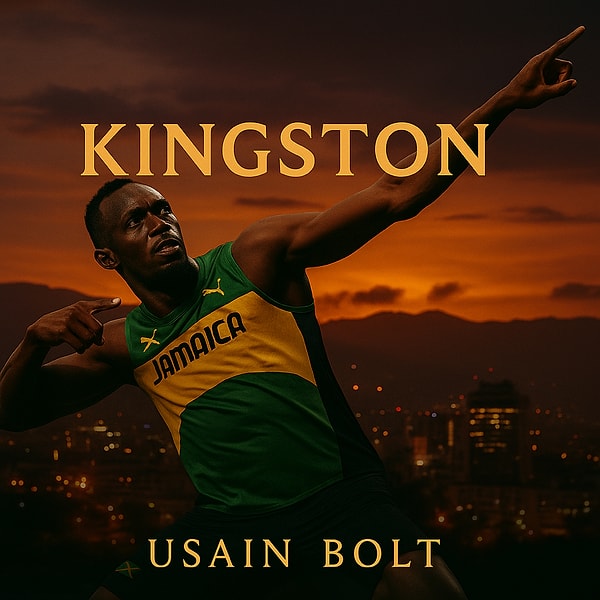 🇯🇲 4. Kingston – Usain Bolt
