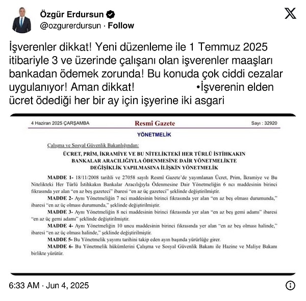 Yönetmeliğe uymayan işverenlere cezalar yolda. Görseli