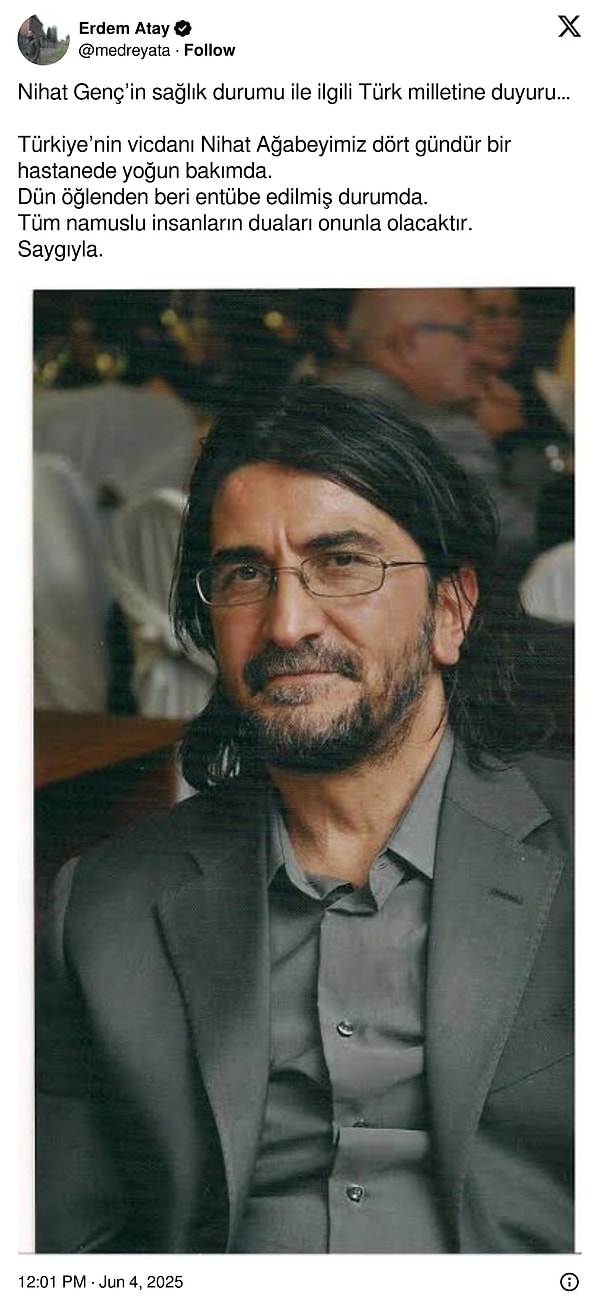 Erdem Altay’ın paylaşımı 👇 Görseli