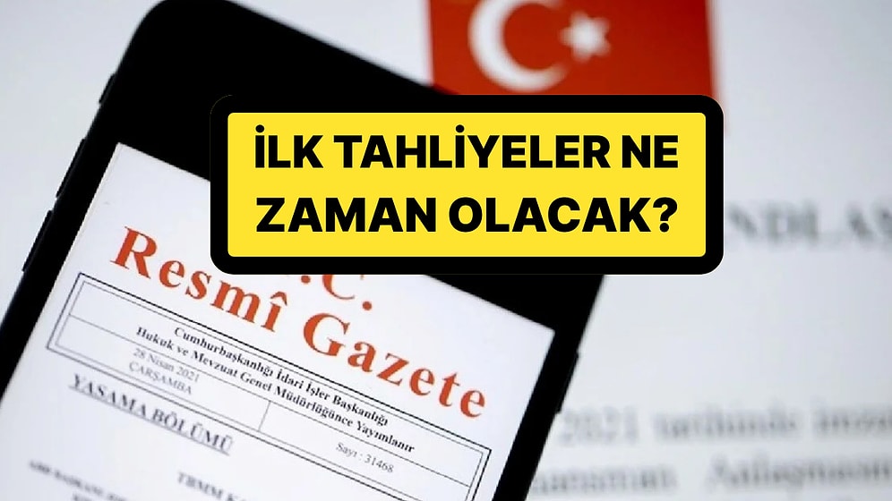Meclis'ten Geçti! İnfaz Düzenlemesi Resmi Gazete'de: İlk Tahliye Haberi Ne Zaman Gelecek?