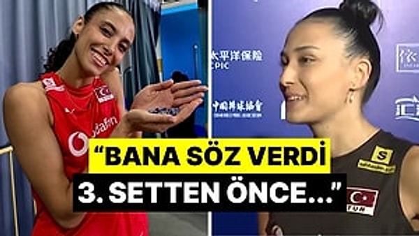 Elde ettiği başarılarla tüm Türkiye'yi gururlandıran Filenin Sultanları, Fransa mücadelesinde aldığı 3-1'lik sonuçla galibiyetlerine bir yenisini daha eklerken en skorer oyuncumuz sürpriz bir isim oldu: Deniz Uyanık. 24 yaşındaki orta oyuncu, etkili savunmasıyla tüm ilgiyi üzerine topladı.