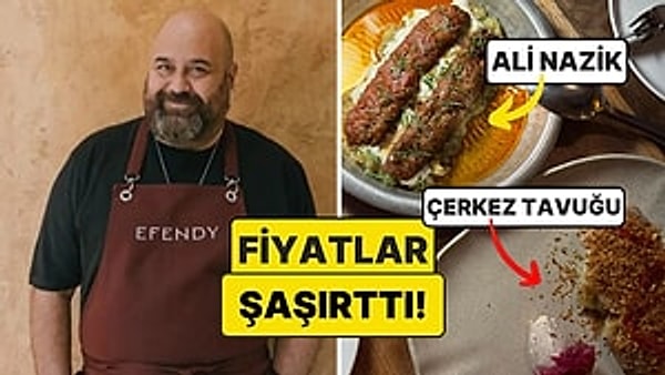 MasterChef jürisinin tanınan ismi Somer Sivrioğlu'nun restoranına giden bir kullanıcı fiyatları paylaştı. Menüden seçtikleriyle keyifli bir yemek yediğini belirten kullanıcının paylaştığı fiyatlar sosyal medyayı da şaşırttı.