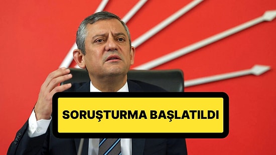 CHP Genel Başkanı Özgür Özel Hakkında Soruşturma Başlatıldı: İlk Açıklama Adalet Bakanı Yılmaz Tunç'tan Geldi
