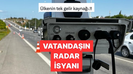 Vatandaş Yollardaki Yeni Radar Uygulamasına İsyan Etti