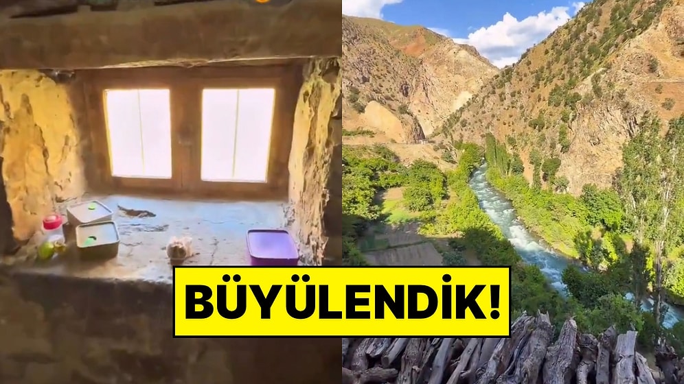 Bitlis’te 300 Yıllık Kerpiç Evin Manzarası Karşısında Huzur Dolduk!