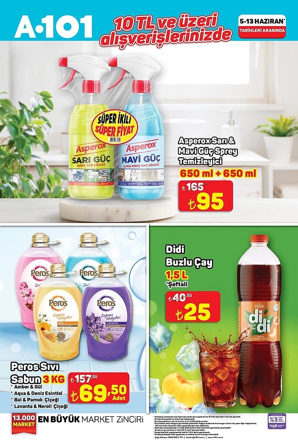 10 TL ve üzeri alışverişlerde geçerli:
