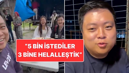 Koreli Turistlerden Düğündeki İkramların Parasını Almışlar: "5 İstediler 3’e Helalleştik"