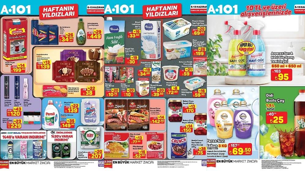 5-13 Haziran 2025 A101 Haftanın Yıldızları Kataloğu