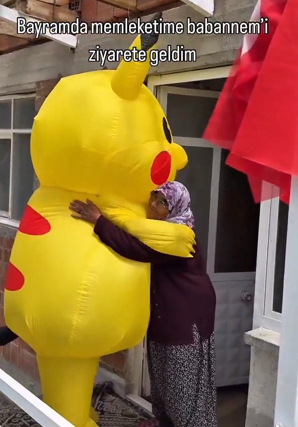 Genç o anları sosyal medyada paylaşmasıyla viral oldu. Görseli