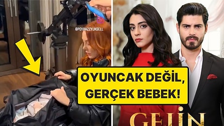 Kanal 7 Dizisi Gelin'de Bebek Oyuncunun Çantaya Koyulması Tepkilerin Odağında!