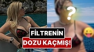 İfşalandı: Bikinili Pozlarını Paylaşan Wanda Nara'nın Filtresiz Hali Photoshop Miktarını Gözler Önüne Serdi