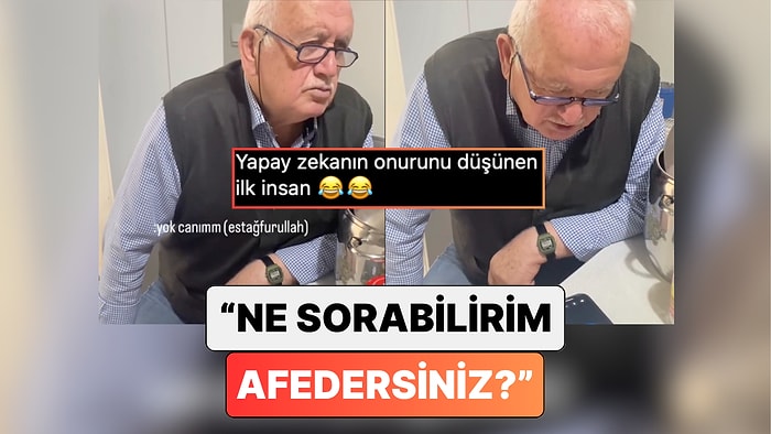 Yapay Zeka ile Tanışan Dedenin Kibarlığı İçinizi Isıtacak: "Ne Sorabilirim Affedersiniz?"