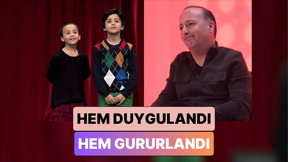 Tolga Çevik Çocukları Tuna ve Tan'ın Kendi Programında Sahneye Çıktığı Bölümü İzledi