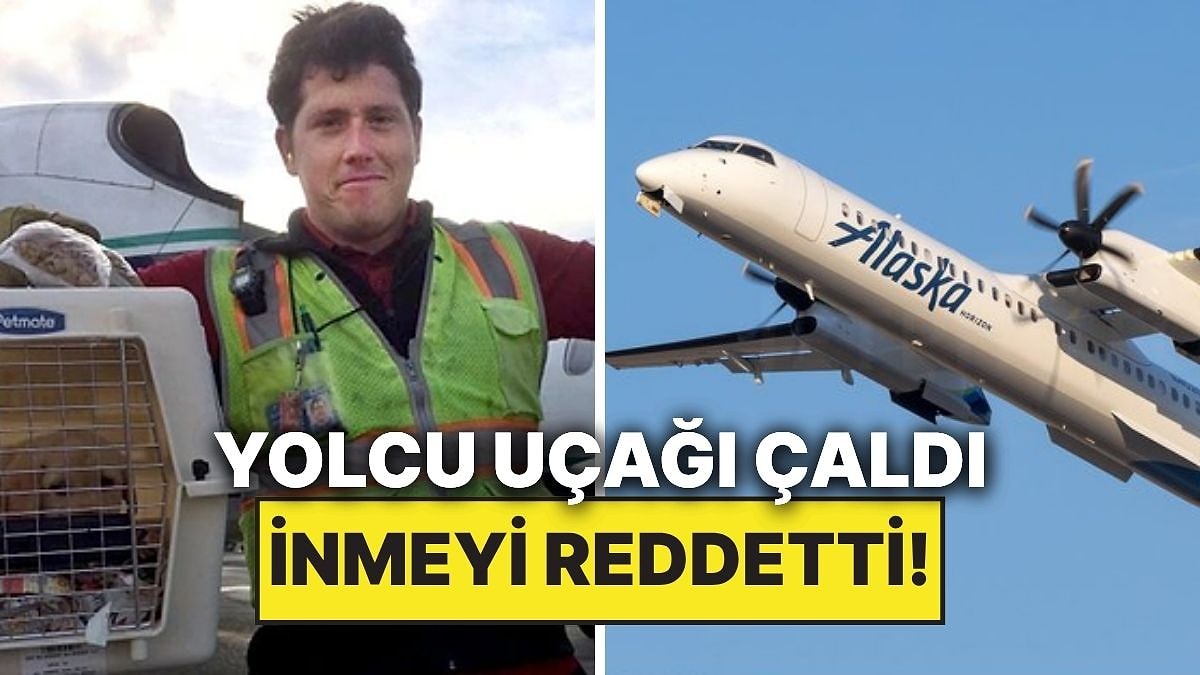 Hiçbir Uçuş Eğitimi Olmadan Yolcu Uçağını Çalıp Gökyüzünde Manevralar Sergileyen Adam