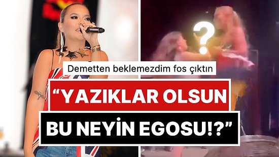 Görmezden Geldi: Sahnede Fotoğraf Çektirmek İsteyen Minik Hayranını Ağlatan Demet Akalın Tepki Çekti!