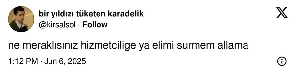 Kimi de "elimi sürmem" dedi!
