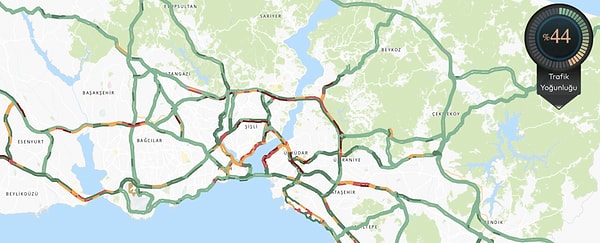 İstanbul'un trafik durumu