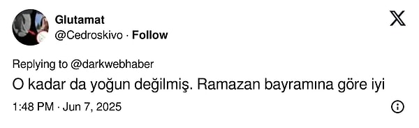 Sosyal medyada İstanbul'un durumu