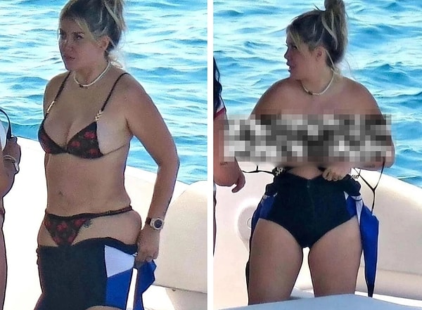 Daha önce de eski haliyle gündeme gelen Wanda bu sefer de filtresiz bikini pozlarıyla gündeme oturdu.