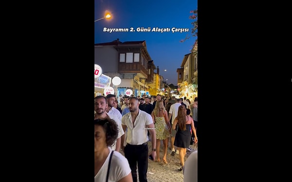 Alaçatı, özellikle sosyal medyanın gözde lokasyonlarından biri. Görseli