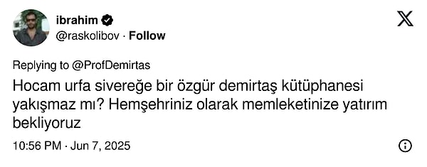 Demirtaş'ın bu paylaşımı goygoycuları tabii ki harekete geçirdi. İşte o paylaşıma mizahşörlerden gelen yorumlar👇🏻 Görseli
