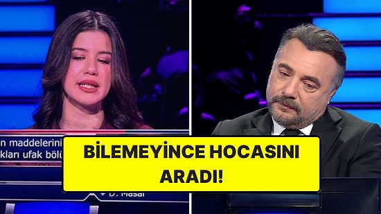 Milyoner'de Yarışan Hukuk Öğrencisi "Hukuk" Sorusunu Bir Türlü Bilemedi