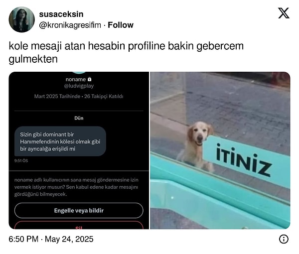 Şakacı köle...
