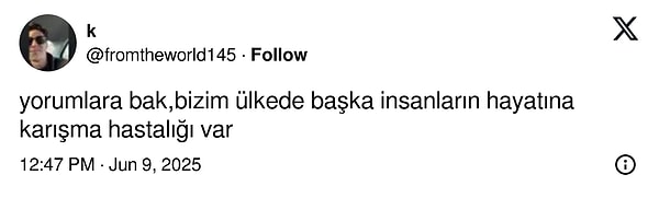 "Hayatına karışma hastalığı" 👇
