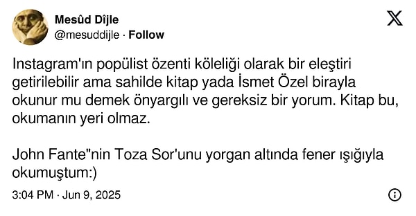 Tabii kitabı yorgan altında fener ışığında bile okuyanlar da var bu hayatta... 👇