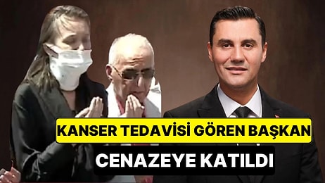 Kanser Tedavisi Gören Şehzadeler Belediye Başkanı Gülşah Durbay Ferdi Zeyrek'in Cenazesine Katıldı