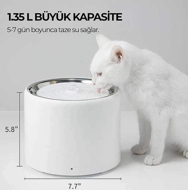 11. Hepsiburada’da İndirimde: Petkit Eversweet 3 Pro Su Pınarı – Minik Dostlarınız İçin Taze Su!