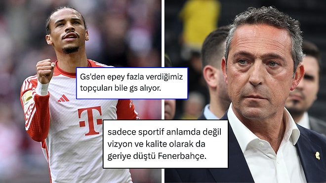 Fenerbahçelilerden Galatasaray'ın Sane Transferine Tepkiler