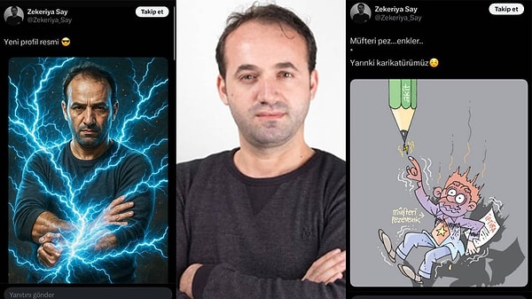 Daha Ferdi Zeyrek'in acısı tazeyken Yeni Akit oluşumun genel yayın yönetmeni Zekeriya Say'ın dalga geçer gibi yayınladığı bu görselleri herhalde dün görmüşsünüzdür. Görseli