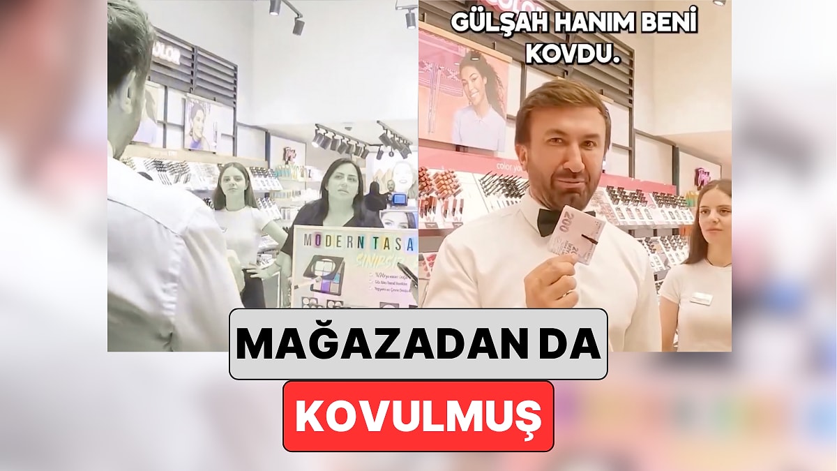 Alaçatı&apos;daki Mekana Alınmayan İbrahim Yılmaz&apos;ın Bir Kozmetik Mağazasına da Alınmadığı Anlar Yeniden Hatırlandı