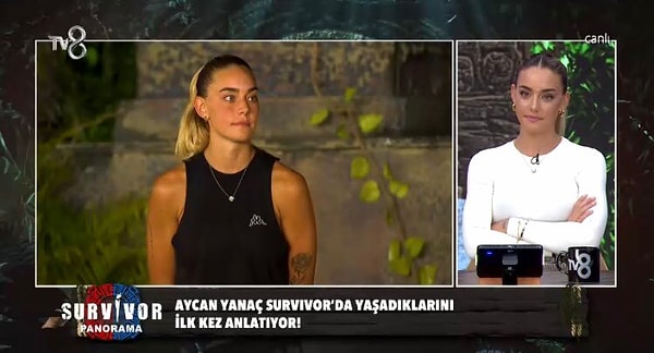 Survivor'dan elendikten sonra Survivor Panorama'ya konuk olan Aycan Yanaç, yarışmada Hikmet'in kendisini zorbaladığını itiraf etti. Görseli