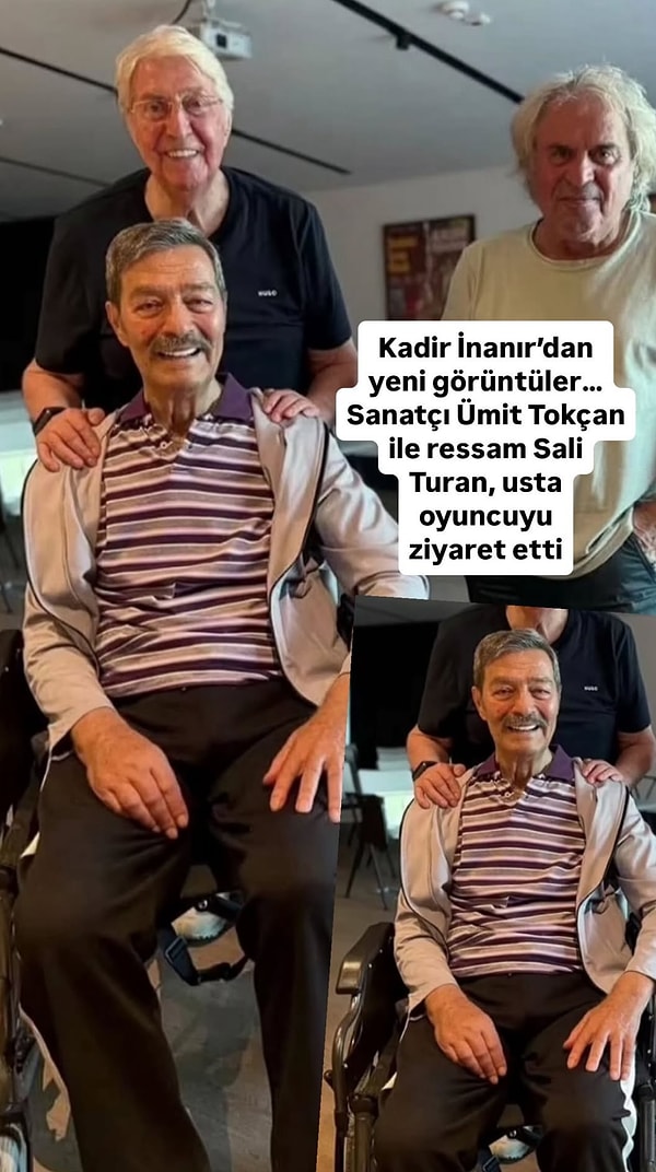 W ciągu ostatnich kilku godzin pojawiły się nowe zdjęcia Kadira İnanıra, który od 5 miesięcy poddaje się fizjoterapii.