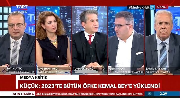 Medya Kritik programında yeni iddialarda bulunan Cem Küçük, şunları söyledi: Görseli