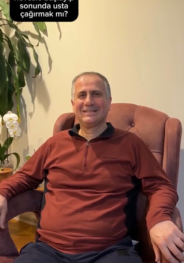 Amcamız şevkli cevaplarıyla tebessüm ettirdi.