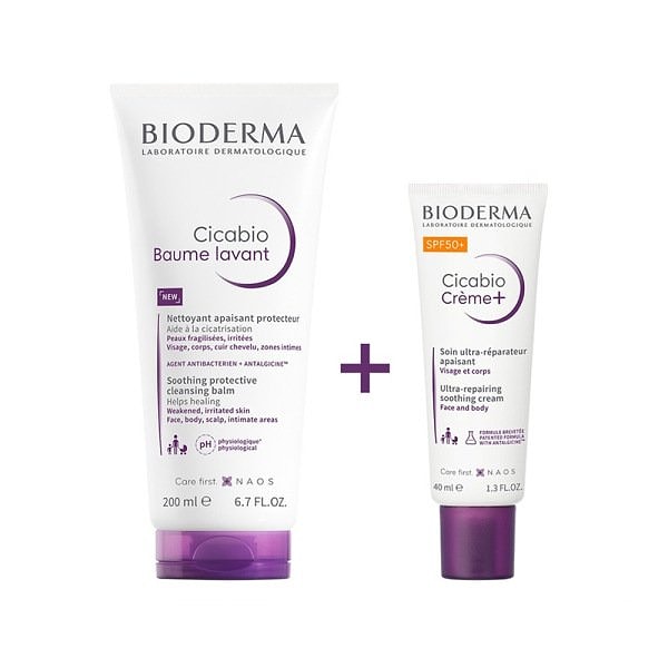 5. Bioderma Cicabio Temizleyici ve Onarıcı Bakım Kiti