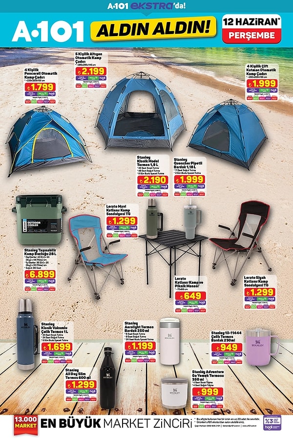 Stanley Taşınabilir Kamp Buzluğu 6.899 TL